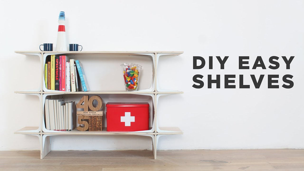 DIY Easy Shelves - YouTube