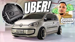 ELE TRABALHA NA UBER ASSIM 🤑 VW UP REBAIXADO NA FIXA, RODAS 15 TALA 9 – O TERROR DOS ESPORTIVOS!!