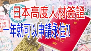 【日本簽証系列】日本高度人才簽證!!你的分數有幾分?最快1年申請日本永住?｜日本高度人材｜日本永住權｜日本簽證