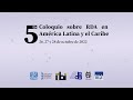 5to  Coloquio sobre RDA Recursos, Descripción y Acceso en América Latina y el Caribe DIA 27