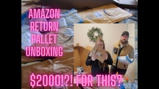 We Spent $2000!! What's Inside An Unopened Amazon Return Pallet For Resale