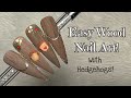 Really Easy Wood Hedgehog Nails | Nail Sugar | Madam Glam