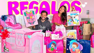 ABRIENDO TODOS LOS REGALOS del BABY SHOWER 🎁 🦋 ¡Lloré con TODO! 🥹 | CONNY MERLIN