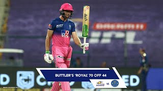 Buttler's Royal 70 (44) Against Mumbai Indians