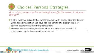 Treatment Choices: Options for Bipolar Disorder