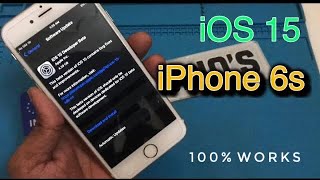 How to install iOS 15 Developer beta in iPhone 6s or above| ASMR | RK Studio's
