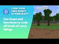 Code Ninjas Camps | Code your own Robot in Minecraft