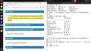 HPC Python day 2: Use packages, for Kebnekaise