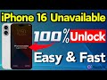 iPhone 16 Unavailable. Forgot iPhone 16 Passcode. Why & How to Fix iPhone Unavailable [100% Unlock]