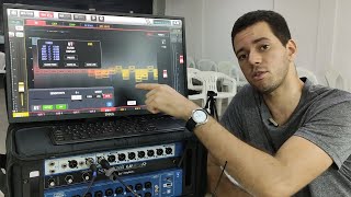 Passo a passo: Usando o filtro AFS2 da soundcraft ui24r para evitar microfonia