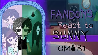 Fandoms React To Each Other (Sunny) //pt 5/6//GI, CSM, PMMM, FNAF, OMORI, DDLC