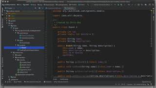 Java Coding Events 2.6 Model Binding