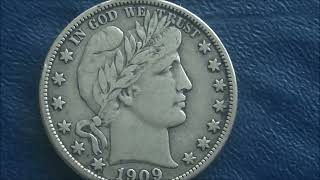 1909 BARBER HALF DOLLAR