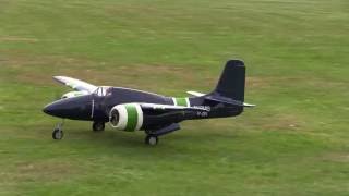 Thomas Barwick flying his ASM F7F Tigercat 82inch span - LMAC Gala Day 2016