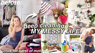 deep cleaning & decluttering my MESSY life for 2022