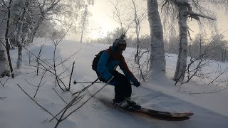 Аджигардак фрирайд. Опасный лес.