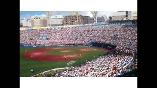 横浜VS慶應 甲子園出場決定の瞬間 歓喜に涌く横浜スタジアム