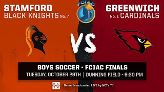 Boys Soccer FCIAC Championship - #1 Greenwich vs #7 Stamford - 10/29/24