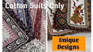 Unique and Beautiful Jaipuri Cotton Suits 💯 Don't miss this beautiful collection 🌸🌸