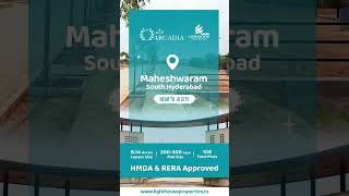 HMDA and RERA Approved Project at MAHESHWARM TOWN  { ACE ARCADIA } SRISAILAM HIGHWAY