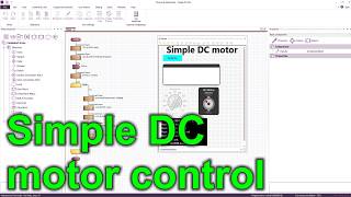 14 - simple dc motor control (E-blocks 3 and Flowcode V11)