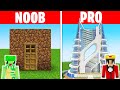 NOOB vs HACKER: I Cheated in a Build Challenge in Minecraft