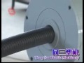 pe spiral pipe with punching holes making machine