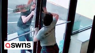 Staff locked in escape room building by fleeing prankster | SWNS