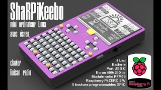 Carte SharPiKeebo : mini ordinateur Linux et clavier pour serveur ou PC