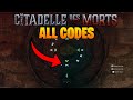 All Possible Raven Upgrade Codes in Citadelle Des Morts (Black Ops 6 Zombies)