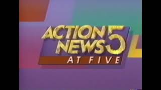 WMC TV Action 5 News Graphic Opens Memphis 1989