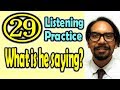 What is he saying?(29) (Listening Practice) [ ForB English Lesson ]