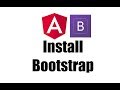 Angular 8 #3; Install Bootstrap for Angular project