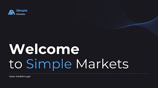 Welcome to Simple Markets