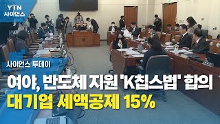 여야, 반도체 지원 'K칩스법' 합의...대기업 세액공제 15% / YTN 사이언스