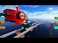 roblox cart ride into choo choo charles shiva and kanzo gameplay