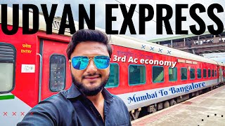 Mumbai to Bangalore Udyan Express train journey | 3rd Ac economy class Indian railways