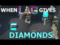 when lag steals your diamond crate | kaiju paradise | roblox