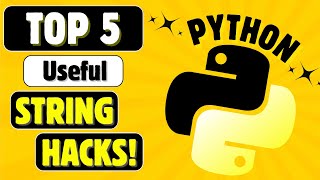 5 Python String Hacks Every Beginner Must Know 🚀 | Boost Your Coding Skills Fast!