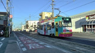 【路面電車動画】豊橋鉄道１５２　ＬＲＶ　モ８００形