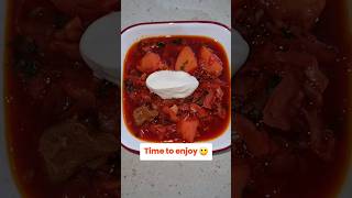 Easy Borscht Soup / Beef Stew #borscht #cabbagesoup #beefrecipe #beetroot #beefsoup #beefstew