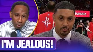 Ryan Hollins debuts new hairline