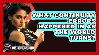What Continuity Errors Happened In As The World Turns? - Soap Opera Insider
