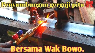 cara menyambung gergaji pita