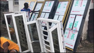 Price Of Casement Windows With Rod, Net, Frames, Toilets Windows And Doors In Benin City, Nigeria.