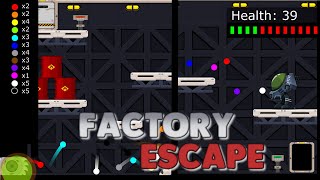 Escape the Factory - Survival Marble Race in Algodoo