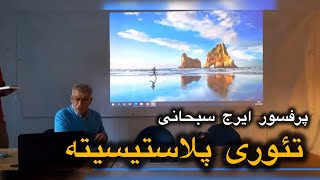 پرفسور ایرج سبحانی: تئوری پلاستیسیته، رویکردی برای درک تاثیرات متقابل انسان و محیط پیرامون