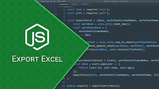 Export data from JavaScript to Excel - Node.js - No commentary