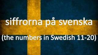 How To Learn Swedish: Numbers 11-20