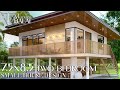 MODERN BAHAY KUBO WITH INTERIOR DESIGN | 2-BEDROOM 7.5X8.5 METERS | MODERN BALAI